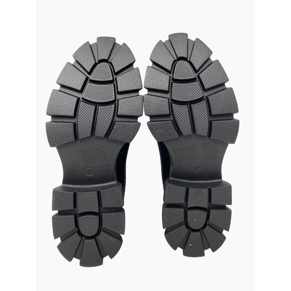 Jeffrey Campbell Women’s 10 Platform Chelsea Rain Boots Lug Sole Black - Picture 8 of 11